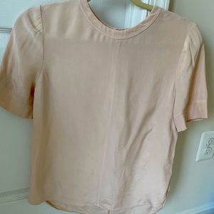 Me+em me&em light pink silk blouse size 6